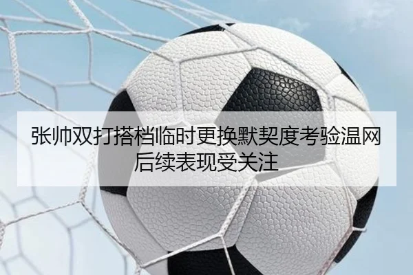张帅双打搭档临时更换默契度考验温网后续表现受关注